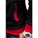Men Zipper Dual Pockets Hooded Sweatshirt