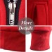 Mens Casual Double Zipper Thick Hoodies Fashion Spell Color Autumn Winter Sweatshirt