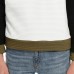 Men's Cotton Drawstring Thick Color Block Hooded Pullover Casual Sweatshirt