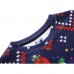 Mens Santa Claus Printing Fashion Crew Neck Long Sleeve Overhead Casual Sweatshirt