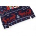 Mens Santa Claus Printing Fashion Crew Neck Long Sleeve Overhead Casual Sweatshirt