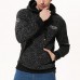 JACK CORDEE Double Zip Up Men's Sports Fleece Hoodies Casual Solid Color Long Sleeve Hoodies