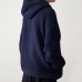 Men's Vintage Long Sleeve Wool Hoodies Half Zipper Thick Warm Solid Color Casual Sweatshirts