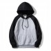 High Street Shoulder Hoodies Multi-color Casual Sports Men's Color Block Long-sleeved Sweatshirts