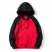 High Street Shoulder Hoodies Multi-color Casual Sports Men's Color Block Long-sleeved Sweatshirts