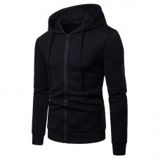 Men's Casual Zipper Hoodies Sweatshirts Autumn Winter Coats