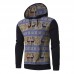 Mens National Ethic Style Deer Printed Long Sleeve Casual Hoodies Sweatshirts