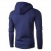 Mens National Ethic Style Deer Printed Long Sleeve Casual Hoodies Sweatshirts