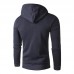 Mens National Ethic Style Deer Printed Long Sleeve Casual Hoodies Sweatshirts