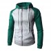 Men Fall Stitching Color Hooded Zipper-up Hoodies Sweatshirts Men Fall Stitching Color Hooded Zipper-up Hoodies Sweatshirts