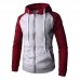 Men Fall Stitching Color Hooded Zipper-up Hoodies Sweatshirts Men Fall Stitching Color Hooded Zipper-up Hoodies Sweatshirts