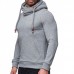 Men's Casual Thick Warm Hoodies Long Sleeve Winter Drawstring Overhead Sweatshirt