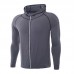 Mens Sports Running Training Quick-drying Breathable Elastic Casual Hoodies Sweatshirts