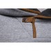 Men's Fashion Unique Zipper Decoration Loose Casual Overhead Long Sleeve Hooded Sweatshirt