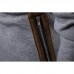 Men's Fashion Unique Zipper Decoration Loose Casual Overhead Long Sleeve Hooded Sweatshirt