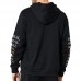 Men's Polyester Letter Thickened Drawstring Overhead Sports Hoodies Sweatshirt