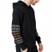 Men's Polyester Letter Thickened Drawstring Overhead Sports Hoodies Sweatshirt