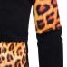 Hem head Side 3D Printing Sweater Fashion Casual Leopard Hoodies