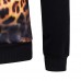 Hem head Side 3D Printing Sweater Fashion Casual Leopard Hoodies