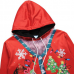 Christmas Decorating 3D Printing Blouse Men's Casual Long Sleeves Loose Hoodies