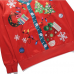 Christmas Decorating 3D Printing Blouse Men's Casual Long Sleeves Loose Hoodies