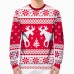 Men Christmas Red Deer Printed Long Sleeve Sweatshirt Casual Slim Fit Thick Hoodies Sweatshirts Men Christmas Red Deer Printed Long Sleeve Sweatshirt Casual Slim Fit Thick Hoodies Sweatshirts