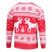 Men Christmas Red Deer Printed Long Sleeve Sweatshirt Casual Slim Fit Thick Hoodies Sweatshirts Men Christmas Red Deer Printed Long Sleeve Sweatshirt Casual Slim Fit Thick Hoodies Sweatshirts