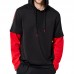 Men's Fashion Casual Loose Fake Two-piece Hoodies Sweatshirts