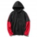 Men's Fashion Casual Loose Fake Two-piece Hoodies Sweatshirts