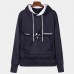 Mens Winter Pets Baby Care Brood Pouch Multifunctional Hoodies Warm Fleece Sweatshirt