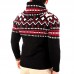 Mens Printing Christmas Sweaters Hoodies Patchwork Slim Fit Long Sleeve Casual Sweatshirts