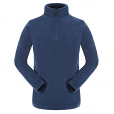 Mens Casual Stand Collar Long Sleeve Polar Fleece Overhead Sweatshirt