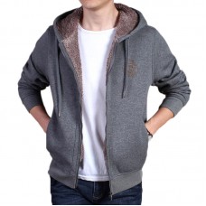 Men's Casual Winter Fleece Thick Warm Hoodies Drawstring Soft Long Sleeve Sweatshirts