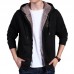 Men's Casual Winter Fleece Thick Warm Hoodies Drawstring Soft Long Sleeve Sweatshirts