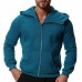 Winter Hooded Zipper Long Sleeve Solid Color Casual Hoodies Sweatshirts  For Men Winter Hooded Zipper Long Sleeve Solid Color Casual Hoodies Sweatshirts  For Men