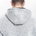 JACK CORDEE Leisure Double Zipper Hoodies Men's Solid Color Sports Jacket Warm Fleece Hoodies