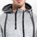 JACK CORDEE Leisure Double Zipper Hoodies Men's Solid Color Sports Jacket Warm Fleece Hoodies