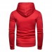 Men Color Block Zipper Patchwork Hooded Sweatshirt Men Color Block Zipper Patchwork Hooded Sweatshirt