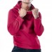 Men's Fashion Cotton Double Pockets Overhead Hooded Long Sleeve Casual Sweatshirt
