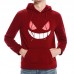 Men's Casual Drawstring Halloween Pumpkin Smile Pattern Long Sleeve Hooded Sweatshirt Men's Casual Drawstring Halloween Pumpkin Smile Pattern Long Sleeve Hooded Sweatshirt