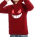 Men's Casual Drawstring Halloween Pumpkin Smile Pattern Long Sleeve Hooded Sweatshirt Men's Casual Drawstring Halloween Pumpkin Smile Pattern Long Sleeve Hooded Sweatshirt