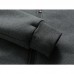 Mens Thicken Fleece Warm Solid Color Zip up Drawstring Hoodies Sweatshirts