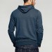Men's Casual Hooded Drawstring Modish Pure Color Warm Fit Long Sleeve Sweatshirt