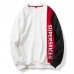 Men's Casual Round Neck Loose Sweatshirt Color Block Printing Long Sleeve Sports Tops Men's Casual Round Neck Loose Sweatshirt Color Block Printing Long Sleeve Sports Tops