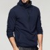 Men's Fashion Zipper Collar Hooded Solid Color Long Sleeve Casual Overhead Sweatshirt Men's Fashion Zipper Collar Hooded Solid Color Long Sleeve Casual Overhead Sweatshirt