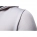 Men's Fashion Zipper Collar Hooded Solid Color Long Sleeve Casual Overhead Sweatshirt Men's Fashion Zipper Collar Hooded Solid Color Long Sleeve Casual Overhead Sweatshirt