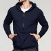 Men's Fashion Zipper Collar Hooded Solid Color Long Sleeve Casual Overhead Sweatshirt Men's Fashion Zipper Collar Hooded Solid Color Long Sleeve Casual Overhead Sweatshirt
