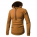 Men's Fashion Zipper Collar Hooded Solid Color Long Sleeve Casual Overhead Sweatshirt Men's Fashion Zipper Collar Hooded Solid Color Long Sleeve Casual Overhead Sweatshirt