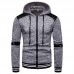 Mens Casual Cotton Long Sleeve Fashion Hooded Sweatshirt Mens Casual Cotton Long Sleeve Fashion Hooded Sweatshirt