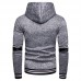 Mens Casual Cotton Long Sleeve Fashion Hooded Sweatshirt Mens Casual Cotton Long Sleeve Fashion Hooded Sweatshirt